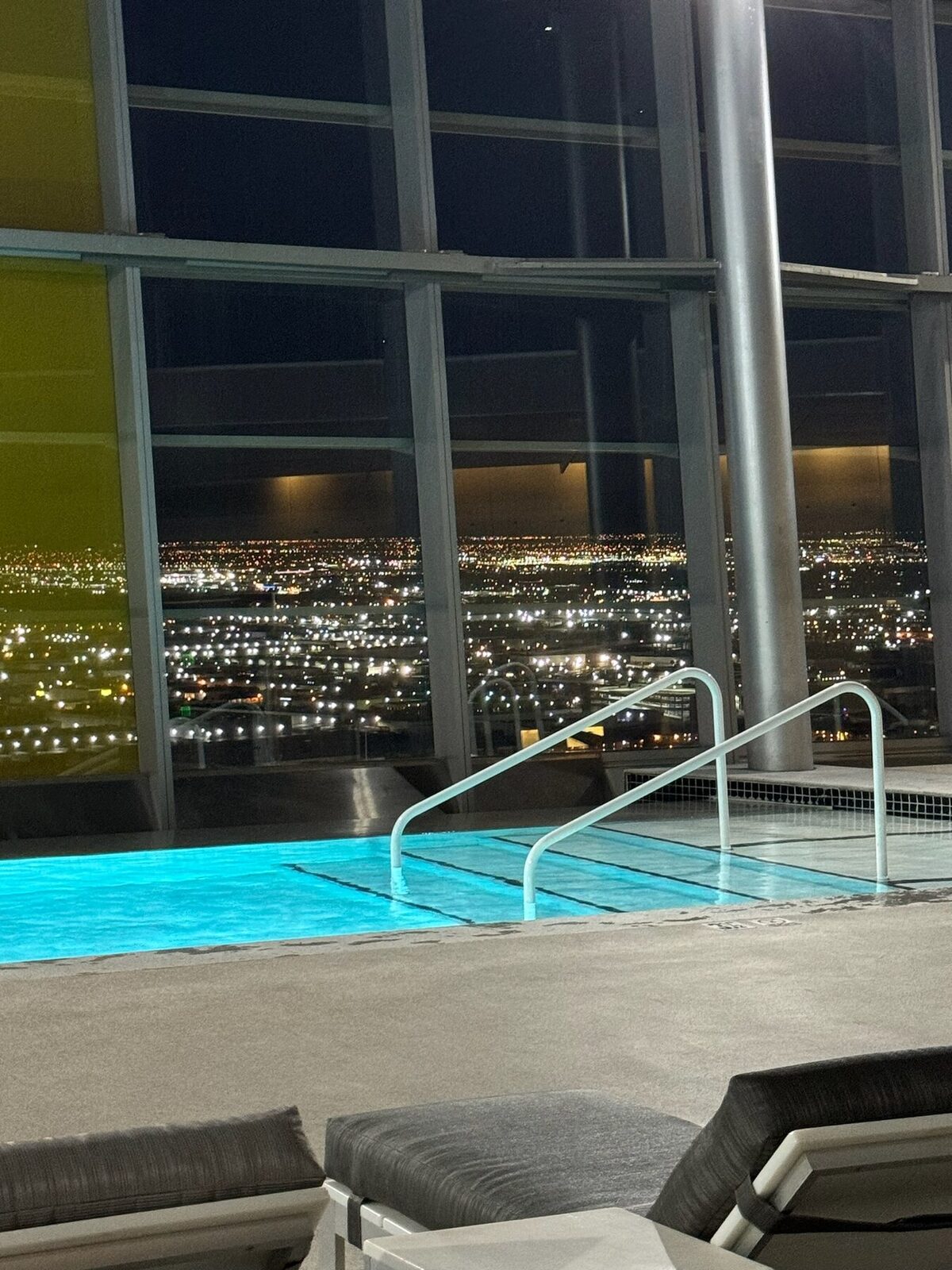 Rooftop pool, 37th floor